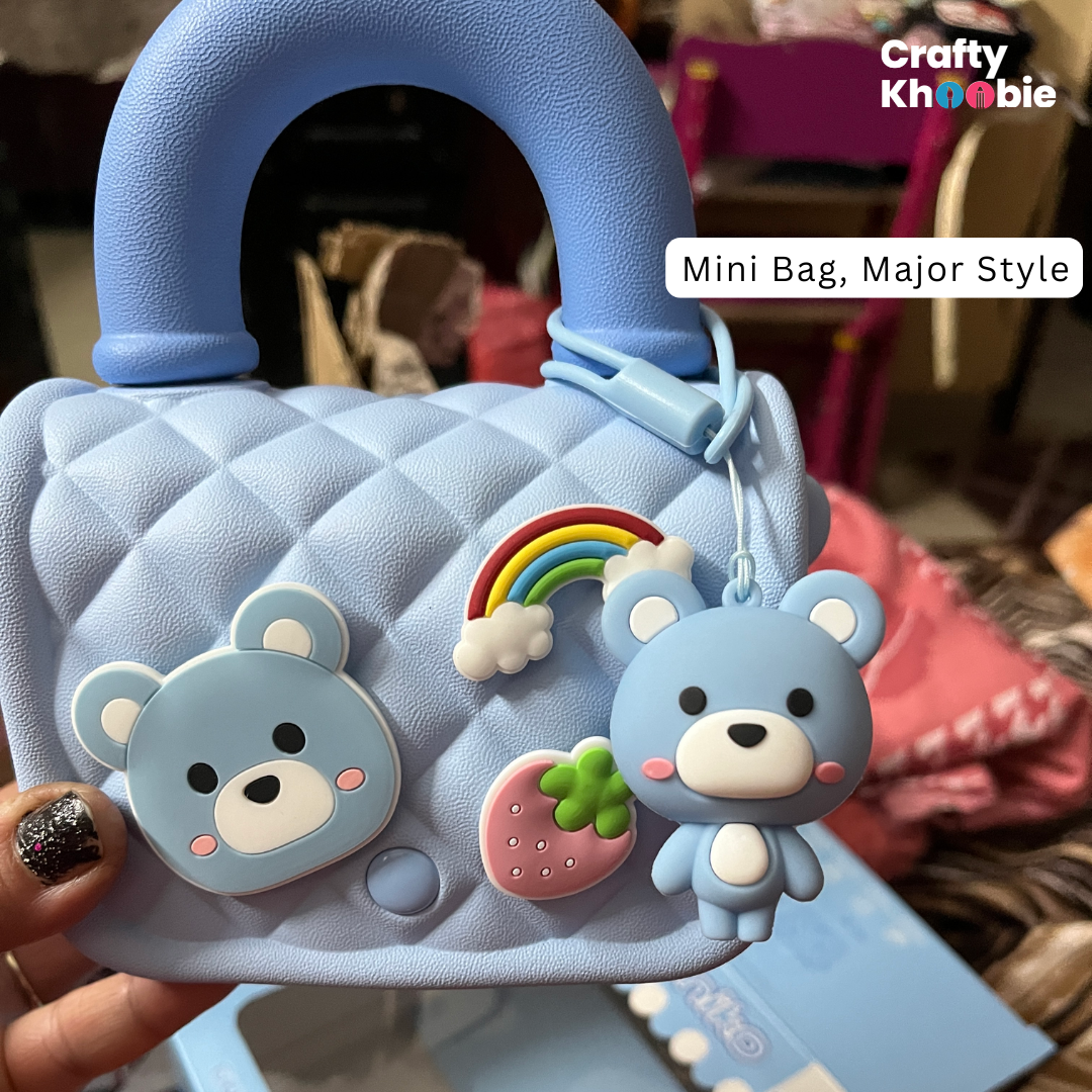 EVA Bags Dust-Proof Cute 3D Cartoon Kids Stylish Mini Hand Bag for Kids