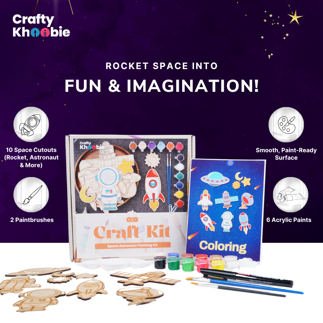 DIY Paint Kit for Kids | Space Astronaut Painting Kit
