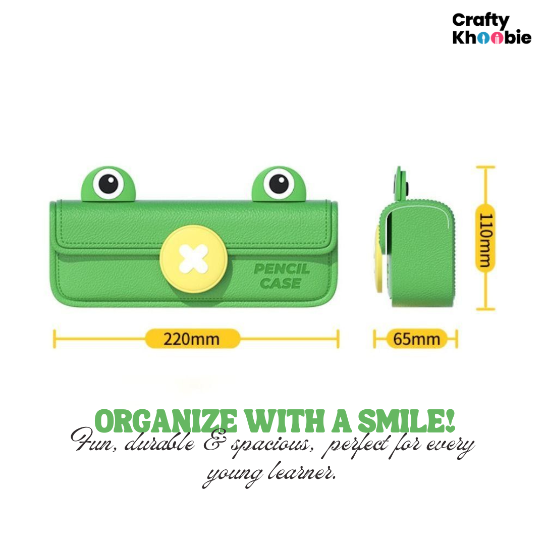 Pencil Case for Girls n Boys EVA Cartoon Storage Pouch Pen Holder for School Kids Large Capacity Storage Box Children's Student Gift Stationery Box