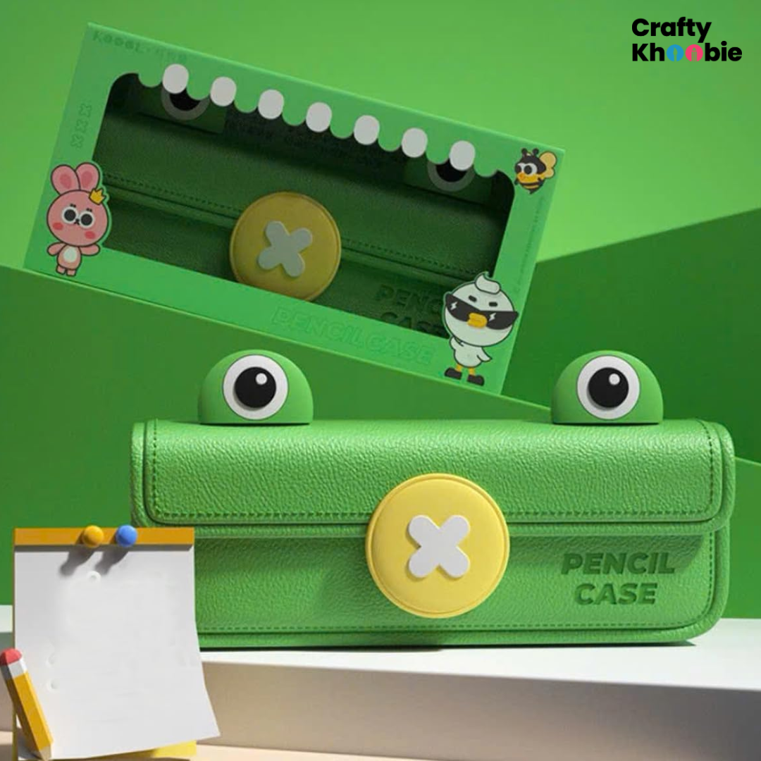 Pencil Case for Girls n Boys EVA Cartoon Storage Pouch Pen Holder for School Kids Large Capacity Storage Box Children's Student Gift Stationery Box