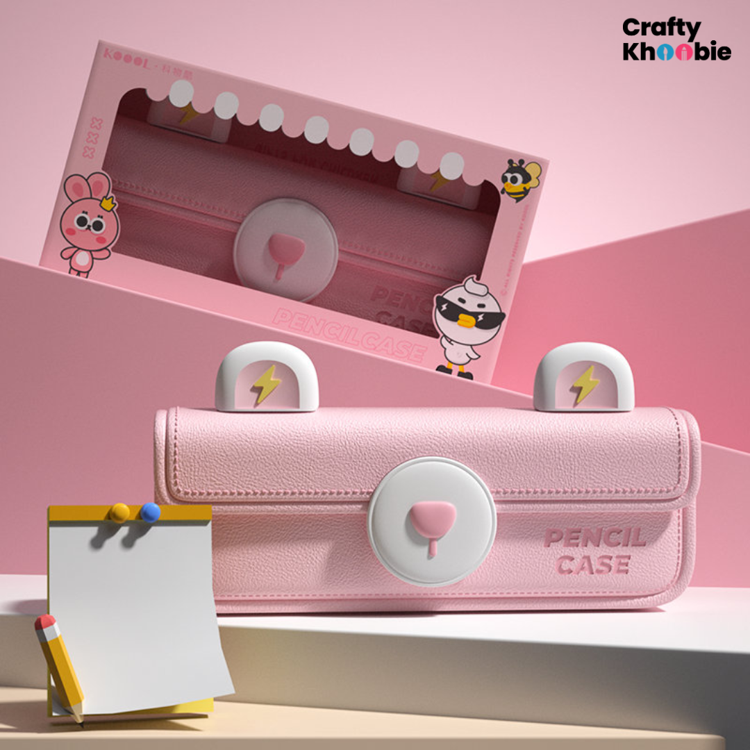 Pencil Case for Girls n Boys EVA Cartoon Storage Pouch Pen Holder for School Kids Large Capacity Storage Box Children's Student Gift Stationery Box