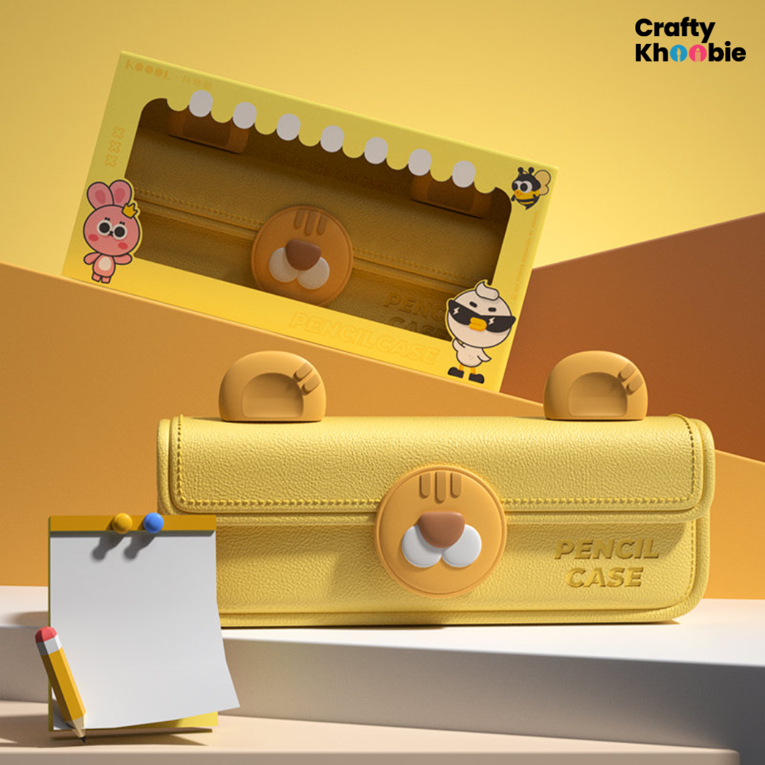 Pencil Case for Girls n Boys EVA Cartoon Storage Pouch Pen Holder for School Kids Large Capacity Storage Box Children's Student Gift Stationery Box