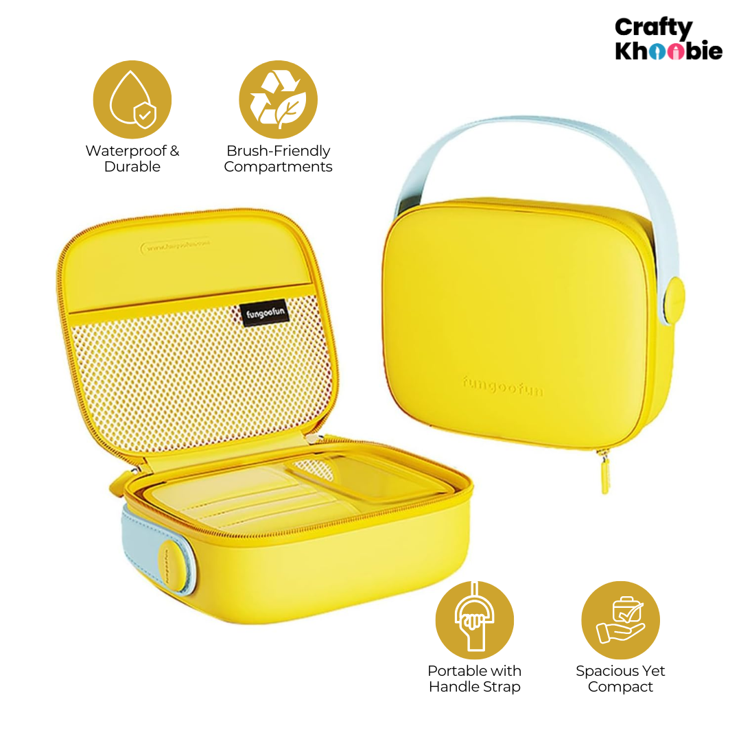 Travel Makeup Organizer Bag, Waterproof Cosmetic Case with Handle Strap, Portable Design Waterproof Toiletry Bag, Brush Make up Organizer with Compartment, Capacity Storage