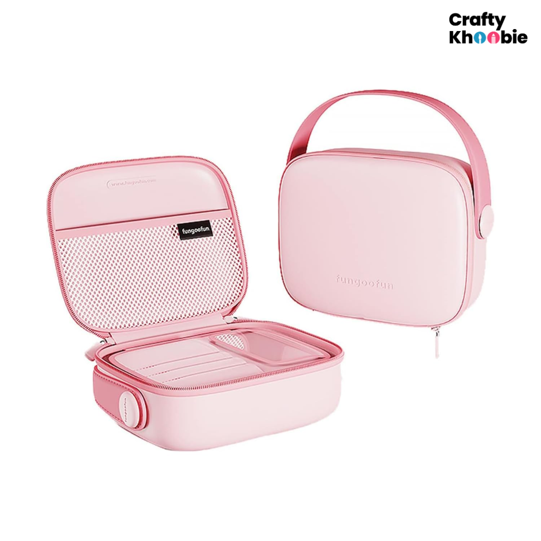 Travel Makeup Organizer Bag, Waterproof Cosmetic Case with Handle Strap, Portable Design Waterproof Toiletry Bag, Brush Make up Organizer with Compartment, Capacity Storage