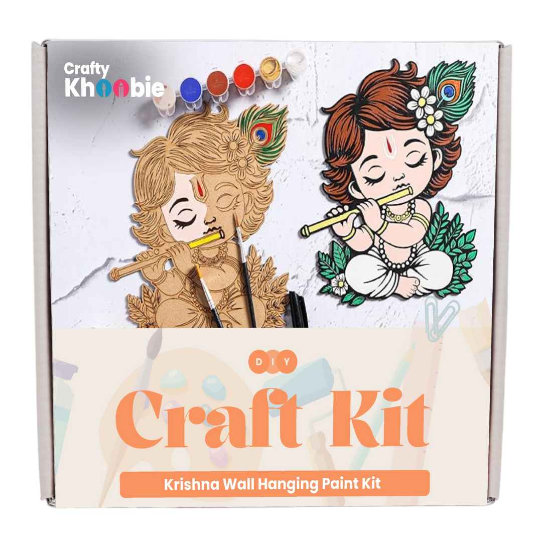 DIY Paint Kit for Kids | Krishna Wall Hanging