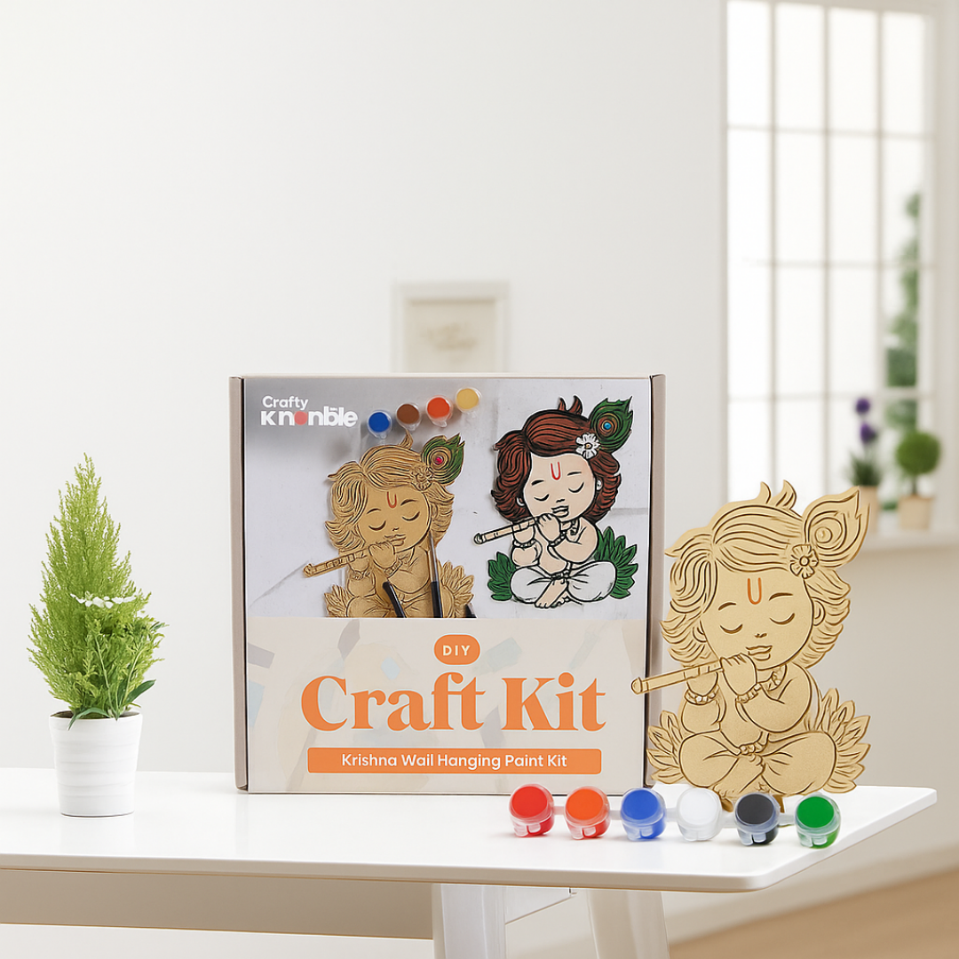 DIY Paint Kit for Kids | Krishna Wall Hanging