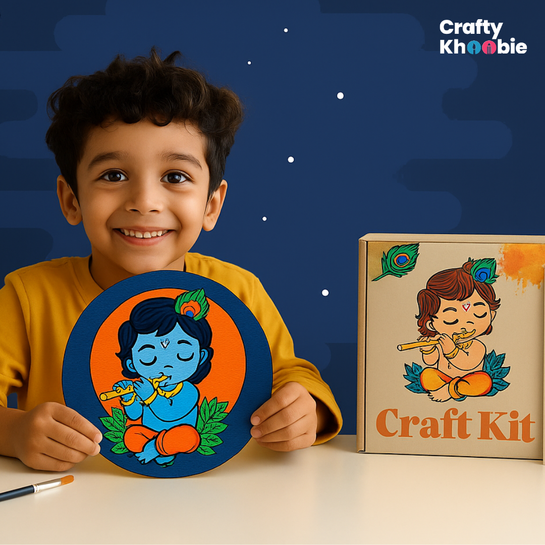 DIY Paint Kit for Kids | Krishna Wall Hanging