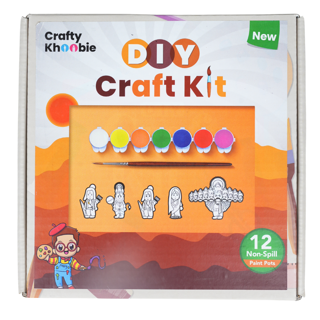 DIY Paint Kit for Kids | Wooden Ramayana Painting Kit