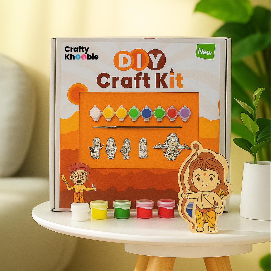 DIY Paint Kit for Kids | Wooden Ramayana Painting Kit