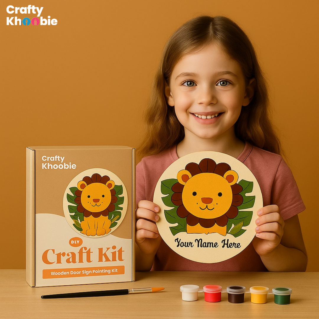 DIY Paint Kit for Kids | Wooden Door Sign Painting Kit