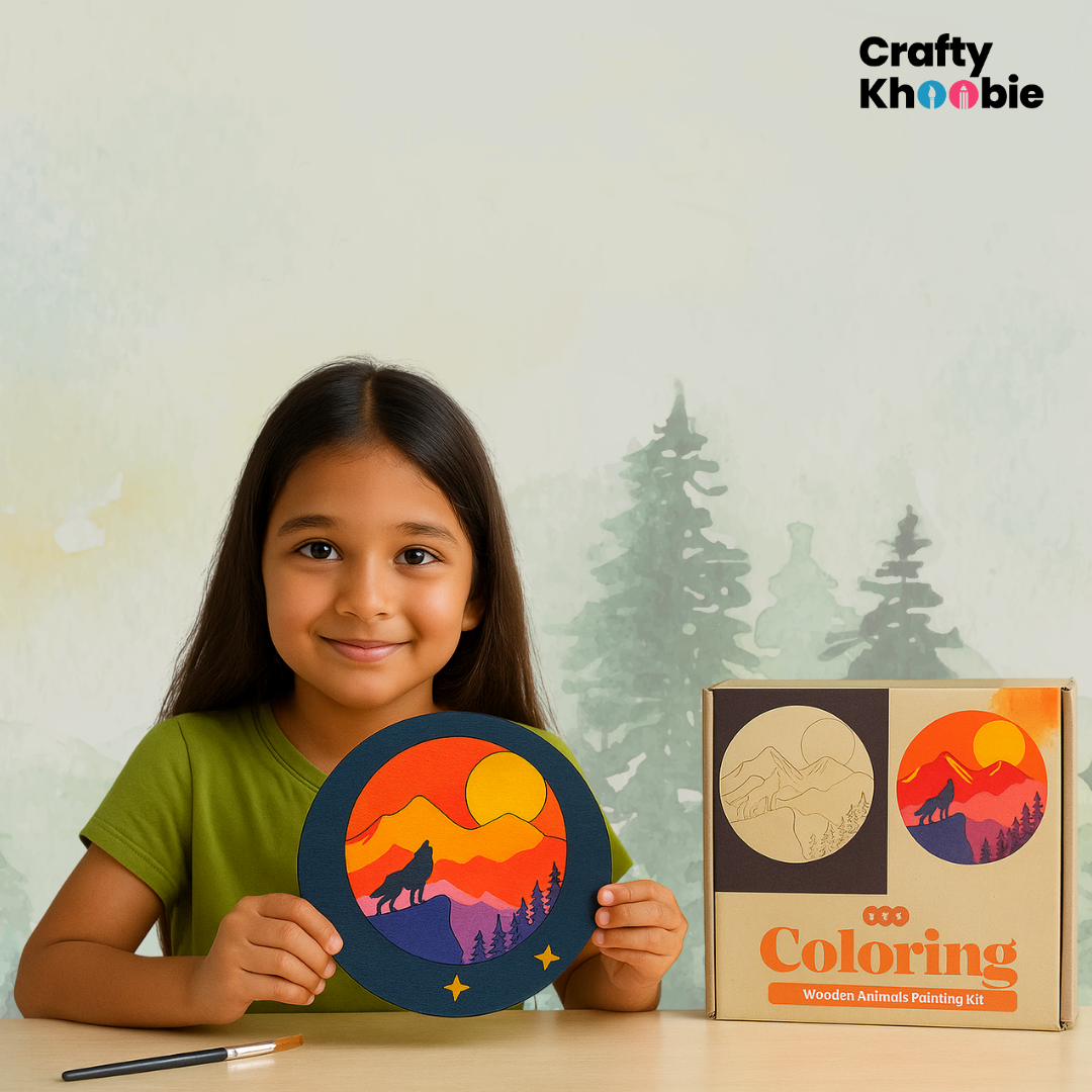 DIY Paint Kit for Kids | Wooden Animals Painting Kit