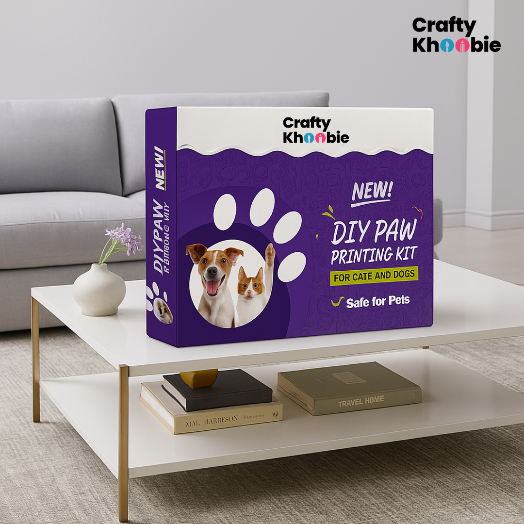 DIY Paw Printing Kit for Cats & Dogs, Paw Prints of Your Little Fur Babys',Fun Activity for Pet Parents - Memories,Art & Craft