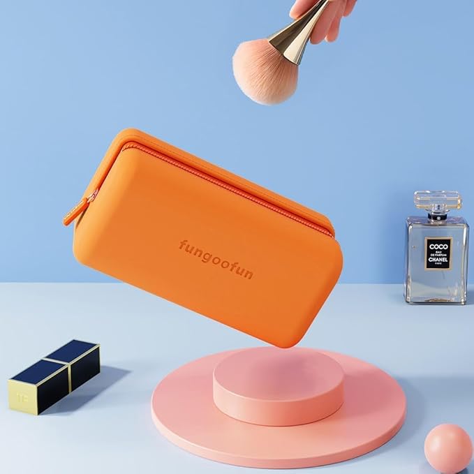 Make Up Bag for Purse - Cosmetic Bag for Travel Toiletry Bag for Women Lipstick Organizer for Girls, Small Makeup Case, EVA Waterproof Cosmetic Pouch, Cute Makeup Organizer