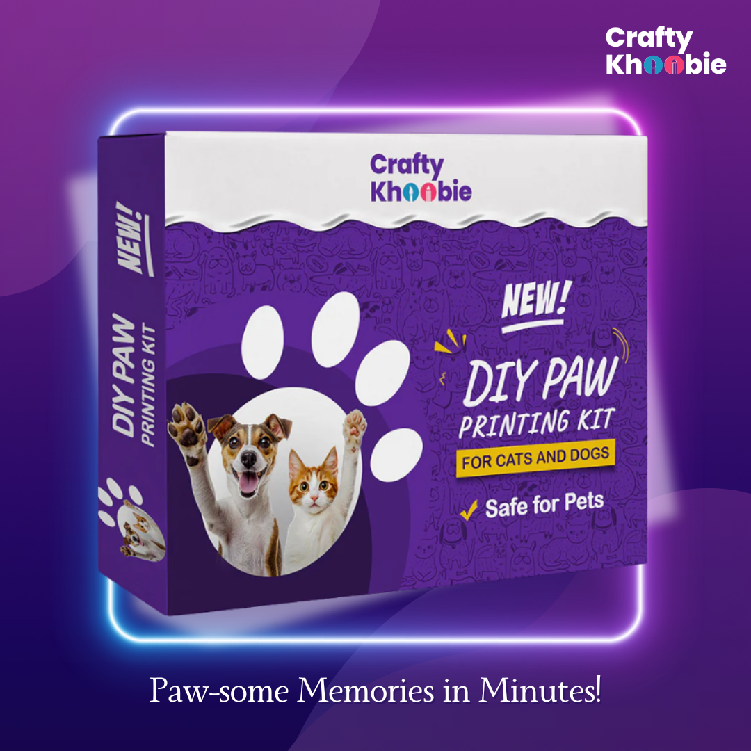 DIY Paw Printing Kit for Cats & Dogs, Paw Prints of Your Little Fur Babys',Fun Activity for Pet Parents - Memories,Art & Craft