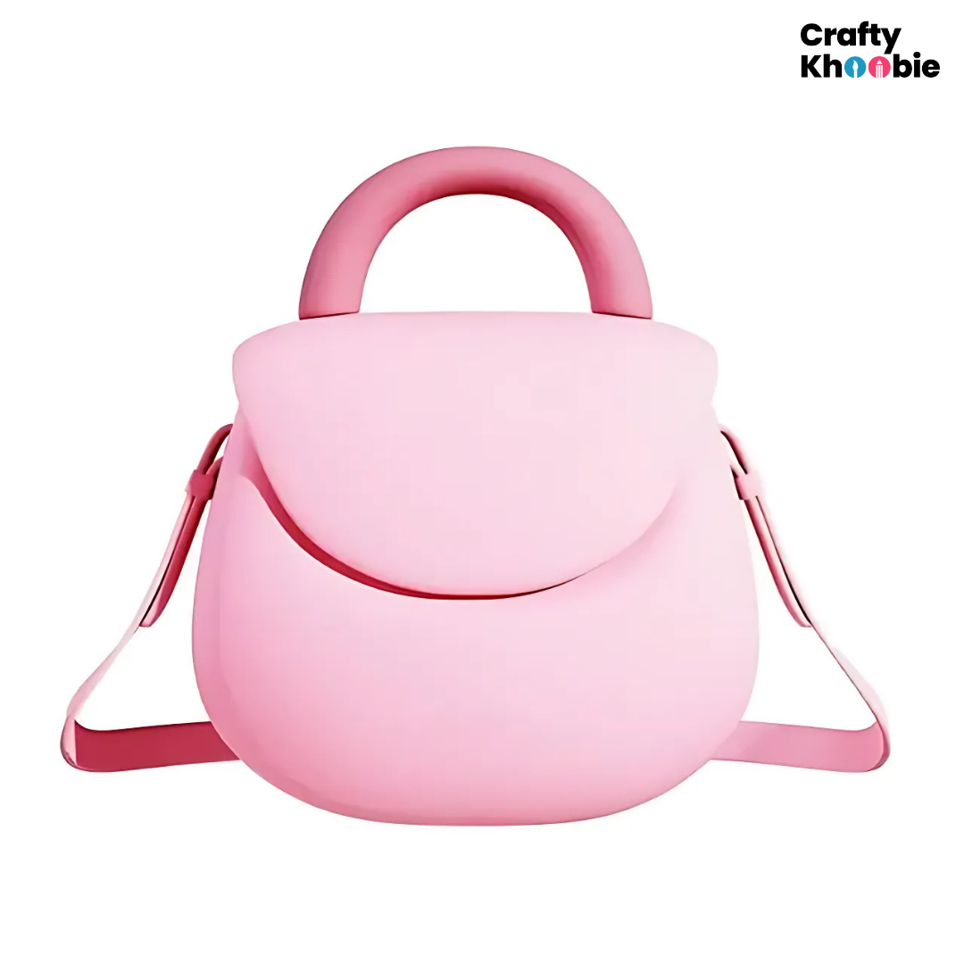 Crafty Khoobie Mini Shoulder Waterproof Bag, Lightweight, Stain Resistant, Washable, with Magnet Closure