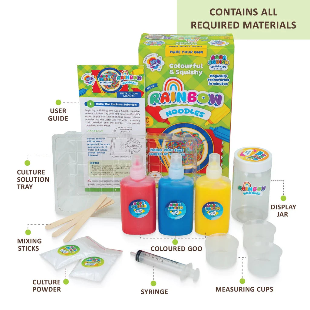 Aqua Squish Rainbow Noodles Kit