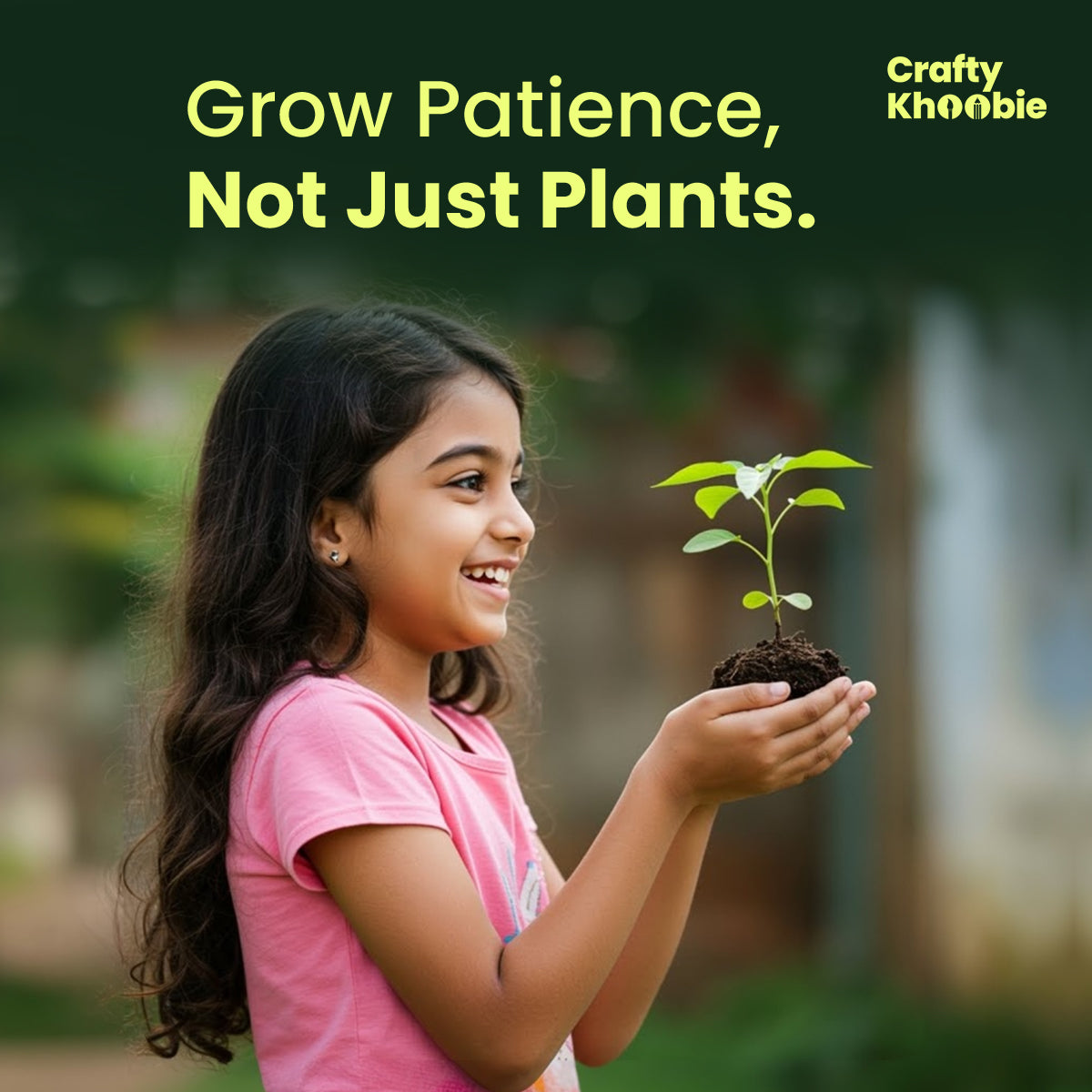 3 in 1 Temple Offering Kit | DIY Kit of Sacred Plant Seeds for Home Garden | Grow Your Own Tulsi, Genda & Aparijat | Ideal for Kids & Spiritual Gifting