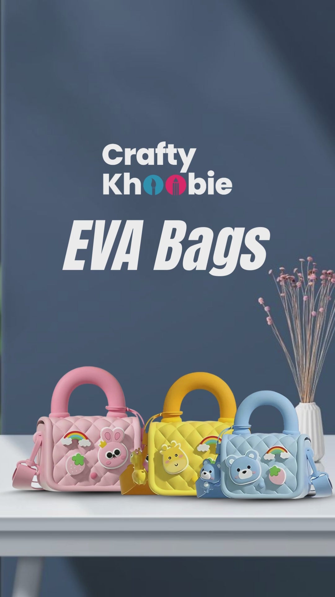 EVA Bags Dust-Proof Cute 3D Cartoon Kids Stylish Mini Hand Bag for Kids